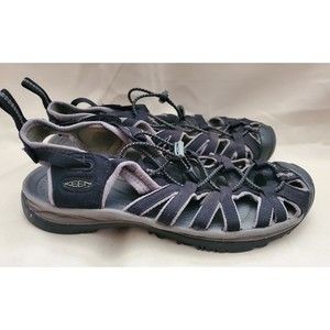 KEEN Womens Sz 7 Whisper Outdoor Active Closed Toe Water Sandals Black SM 0309